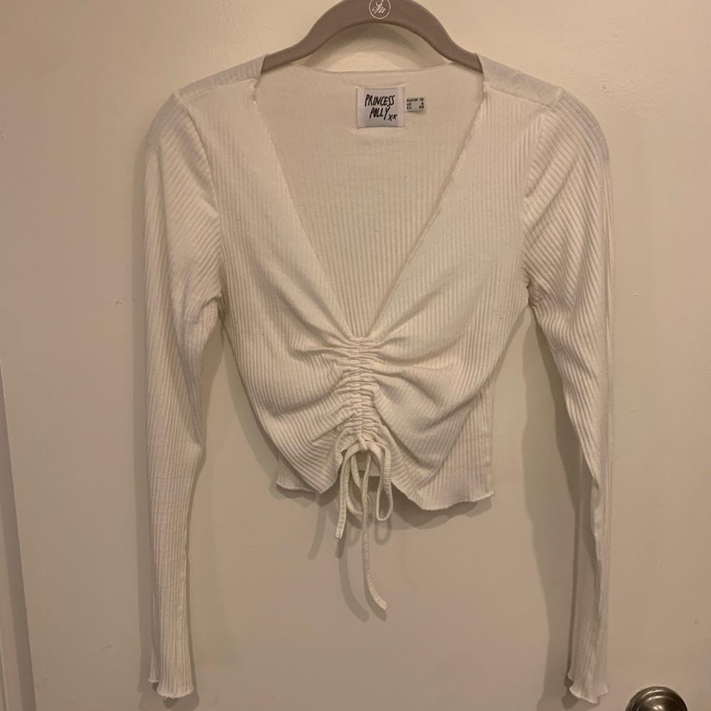 Princess Polly Pinch Me Top in White - Picture 2 of 3